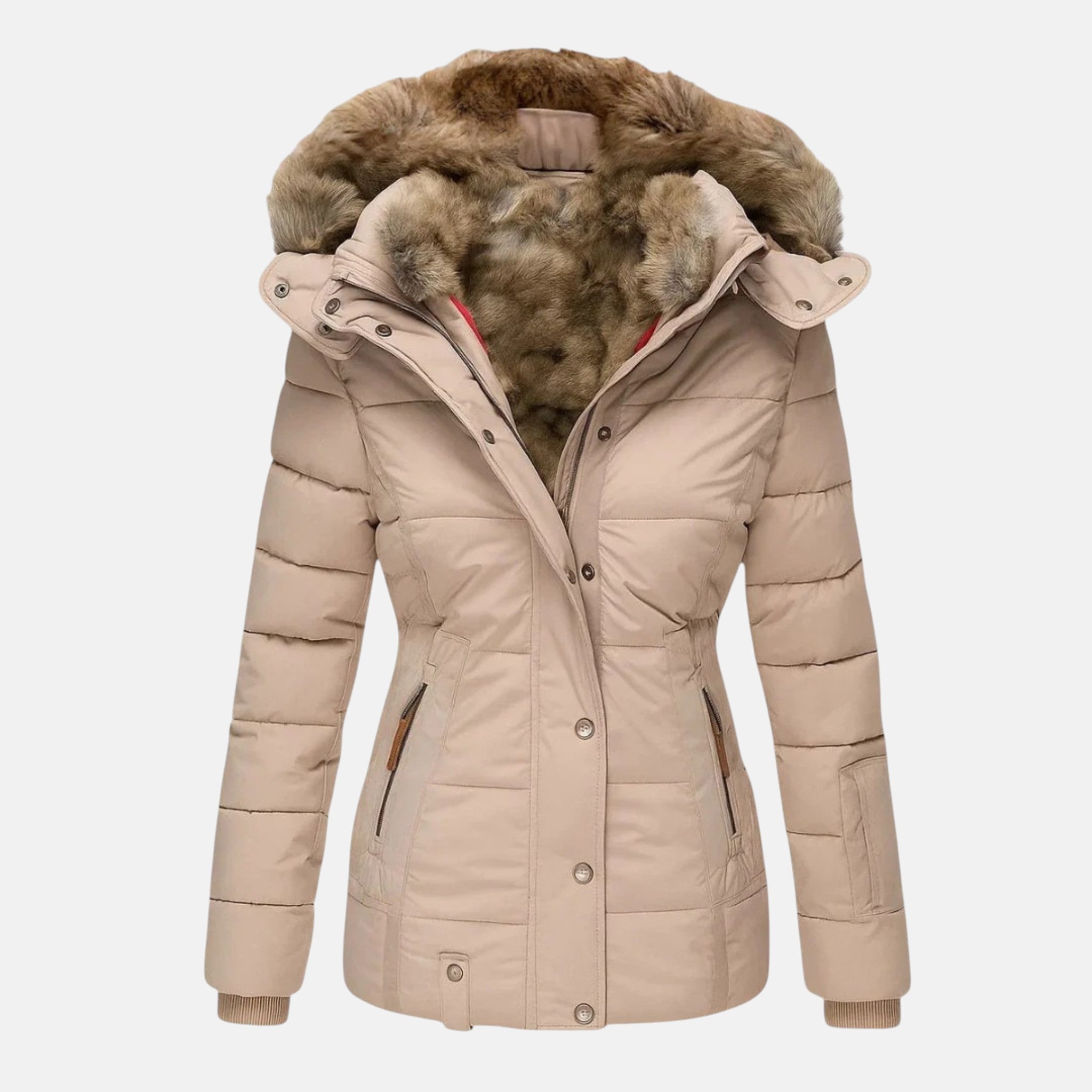 Justyna - Ciepły i ponadczasowy płaszcz zimowy