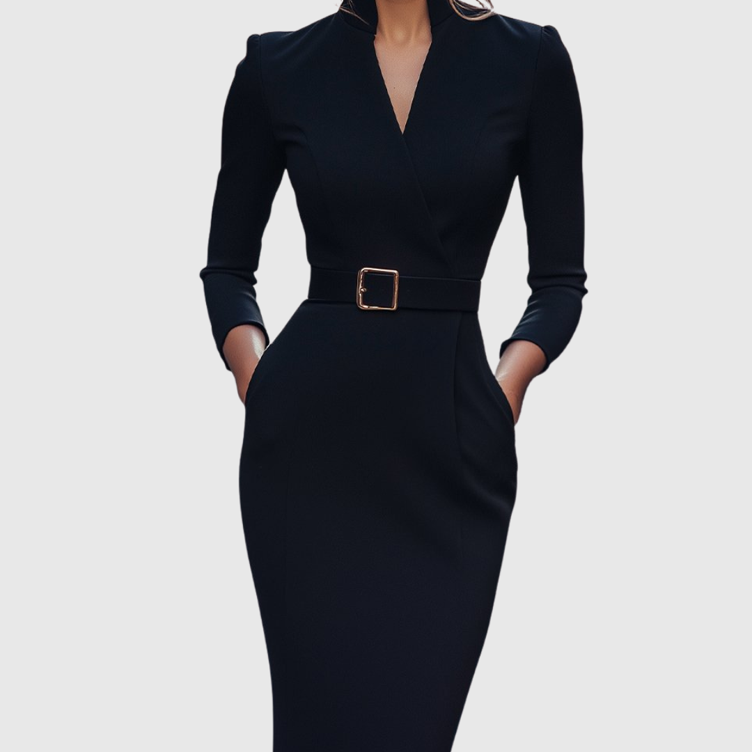 Claribel - Elegancka Sukienka Midi