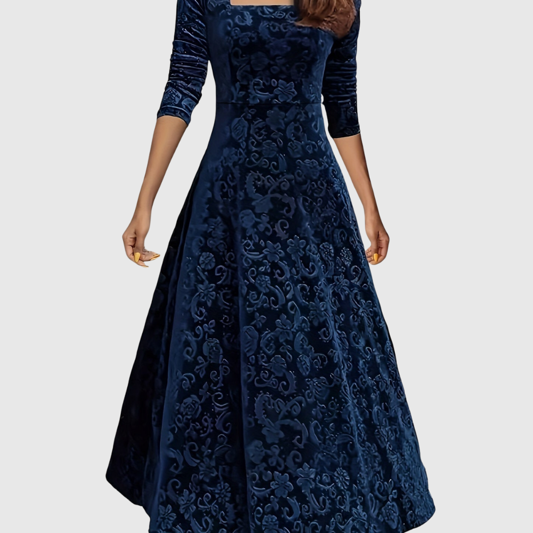 Małgorzata - Elegancka Kwiatowa Sukienka