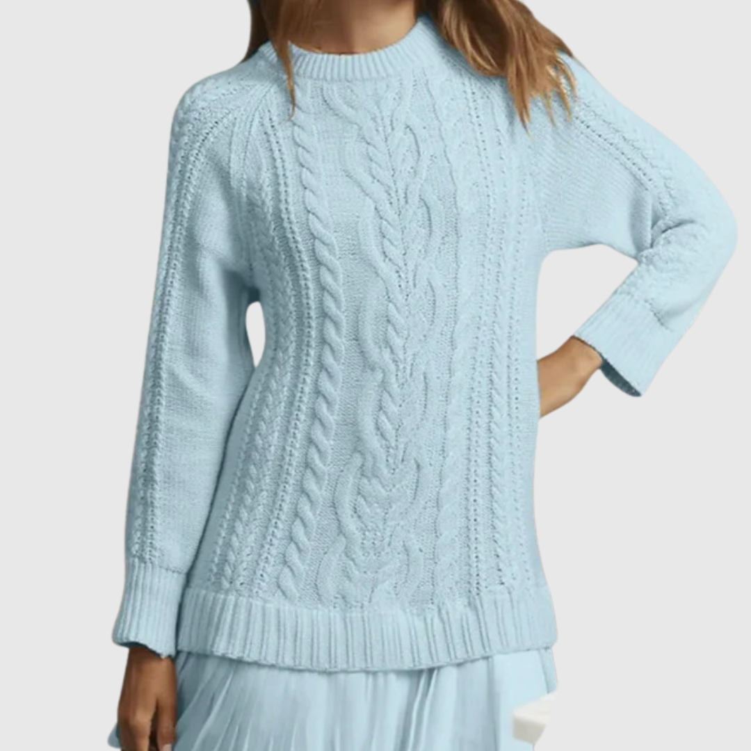 Jadwiga - Klasyczna Sukienka Sweterkowa