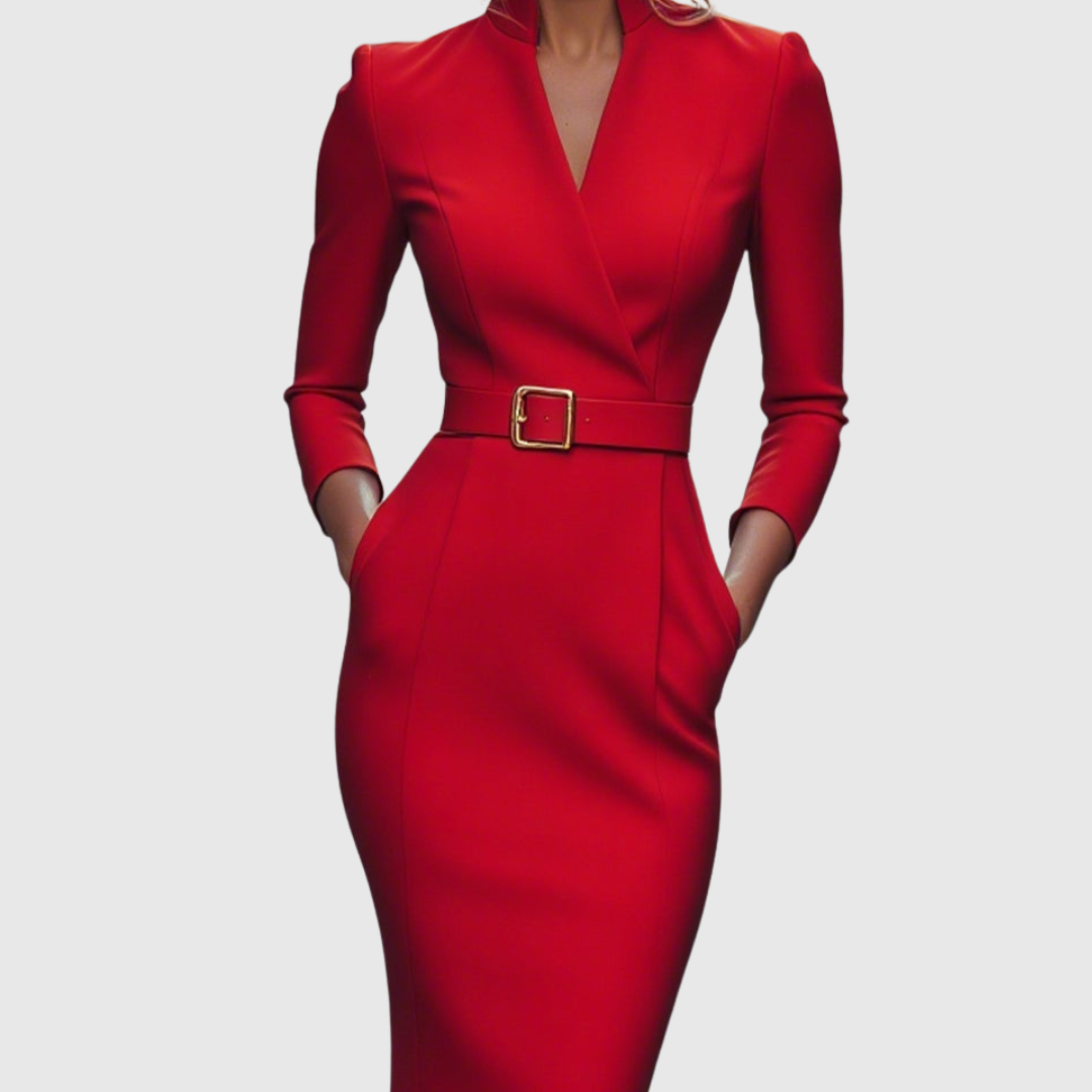 Claribel - Elegancka Sukienka Midi