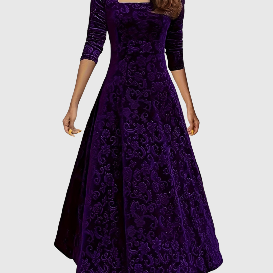 Małgorzata - Elegancka Kwiatowa Sukienka