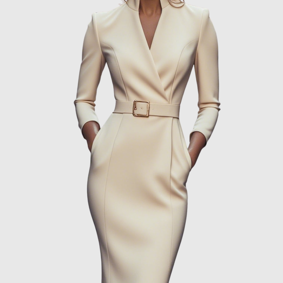 Claribel - Elegancka Sukienka Midi