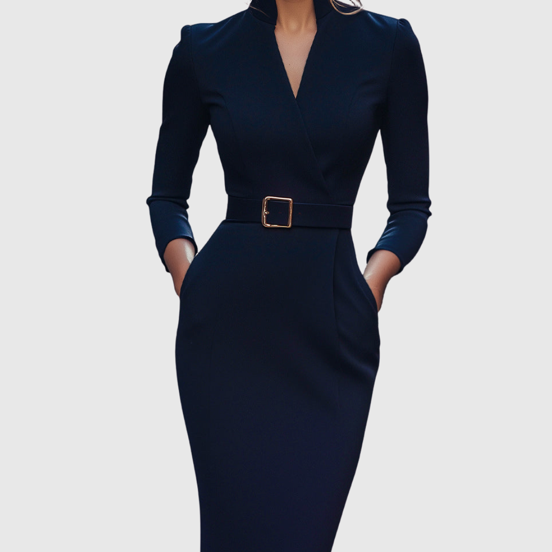 Claribel - Elegancka Sukienka Midi