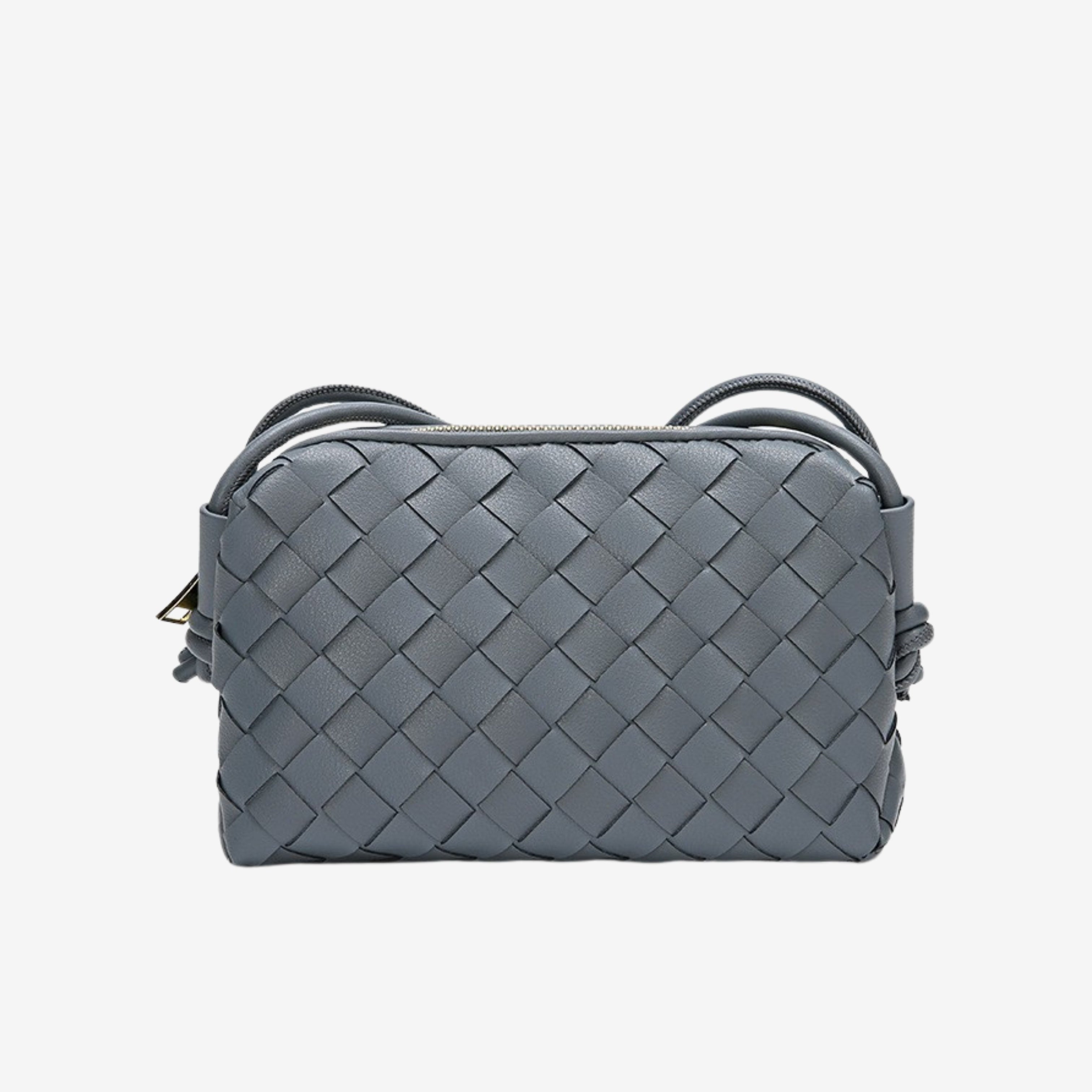 Małgorzata - Kompaktowa torebka na ramię pleciona na co dzień