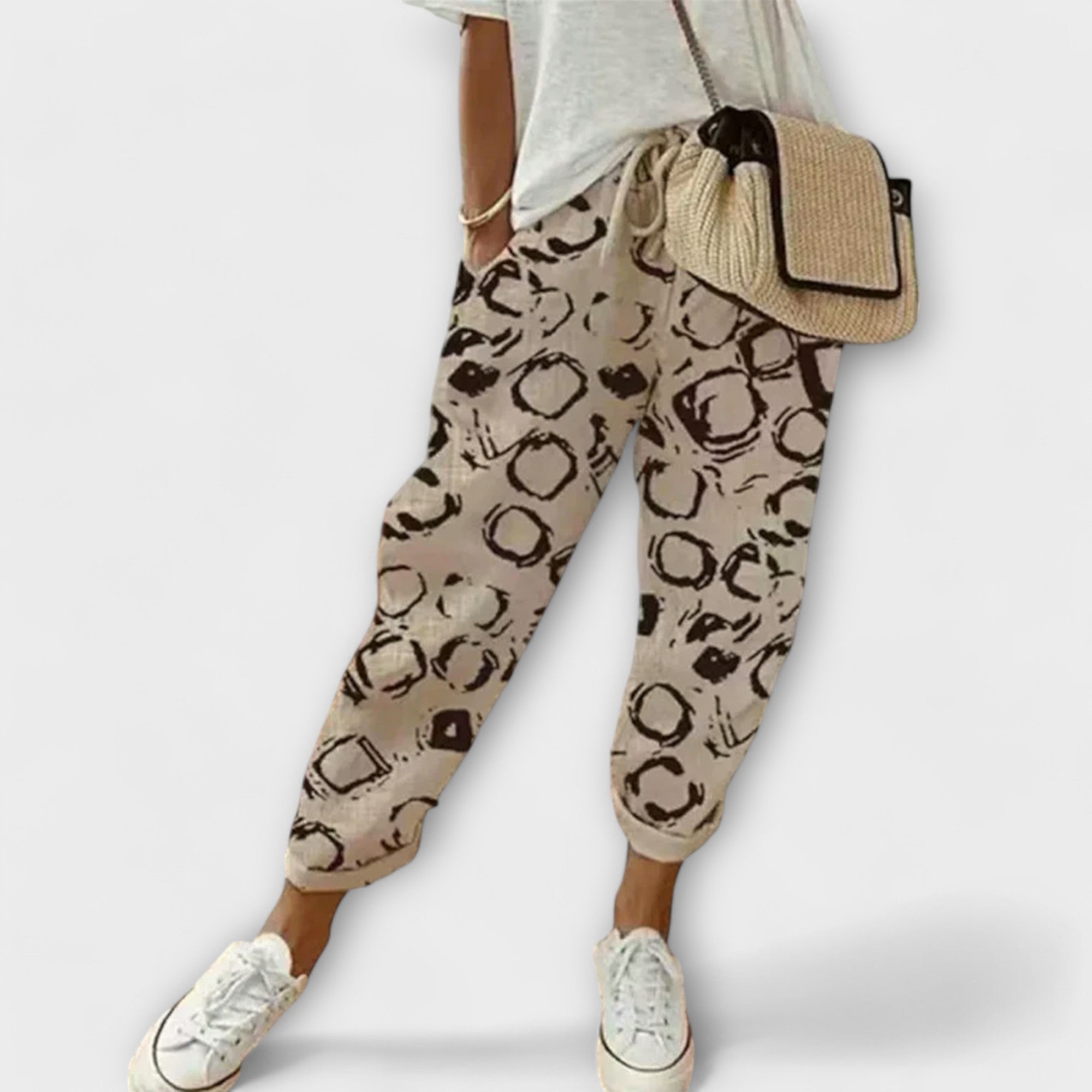 Barbara – wygodne spodnie bawełniane i lniane