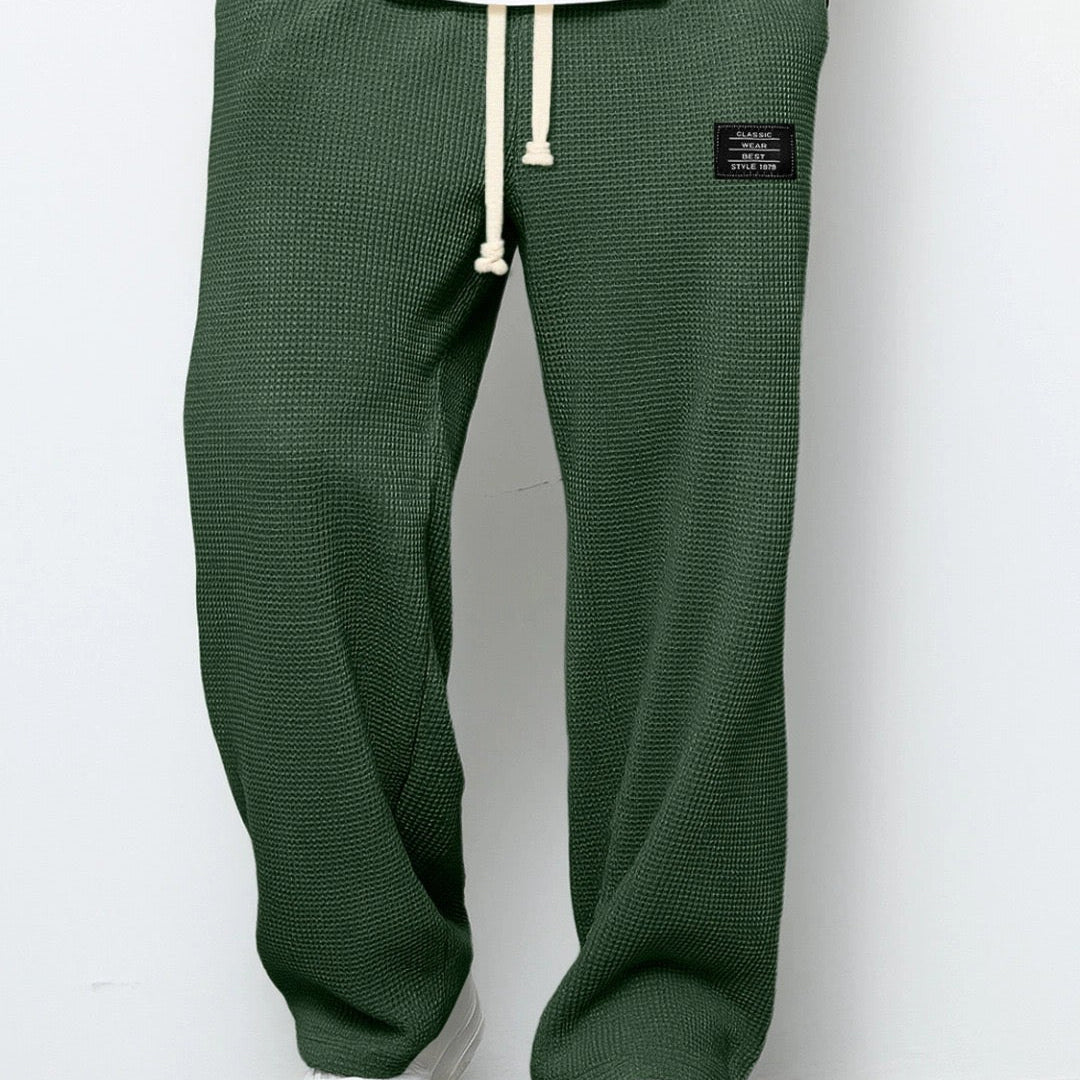 Mateusz - Spodnie z luźnym krojem i sznurkiem