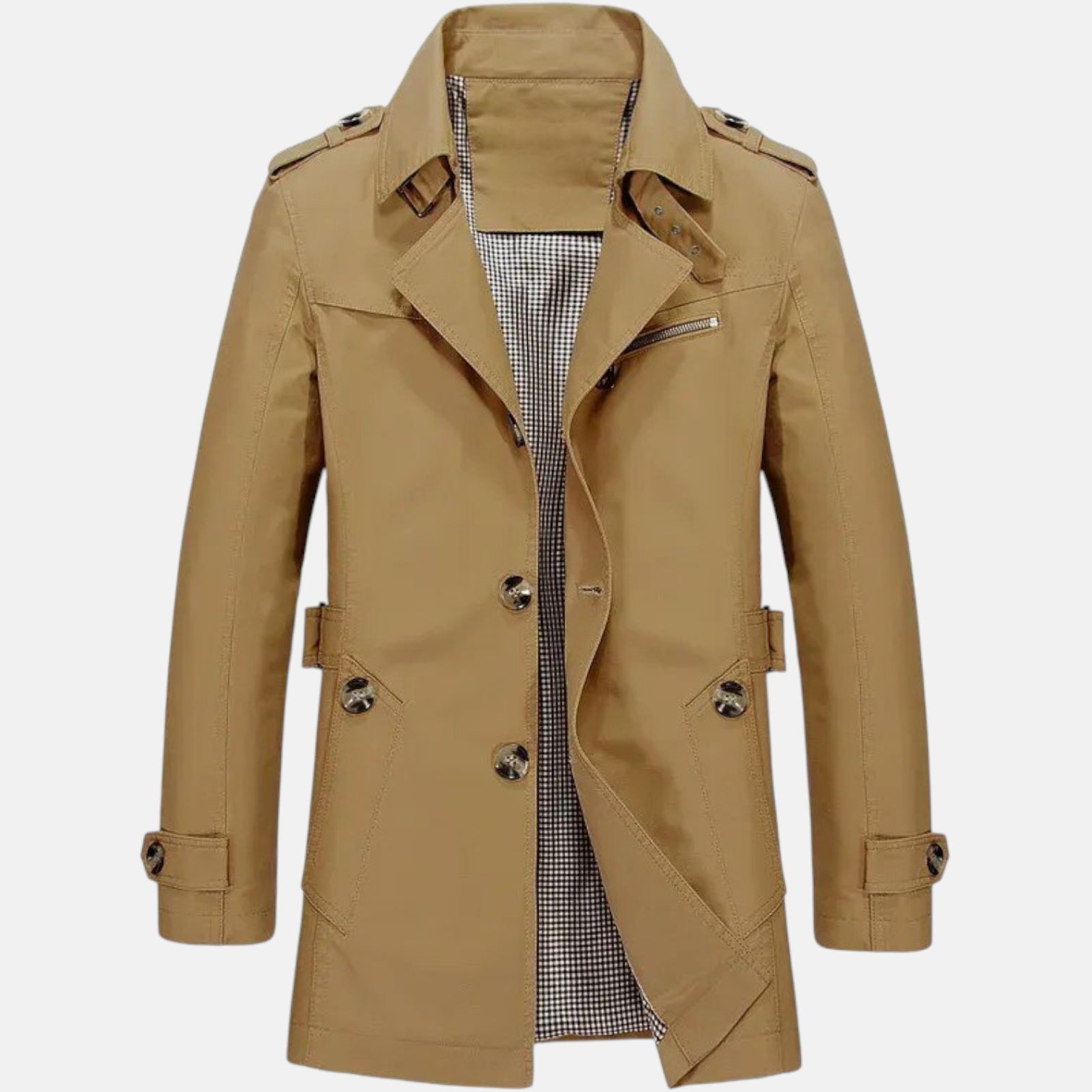 Piotr - Klasyczny płaszcz męski