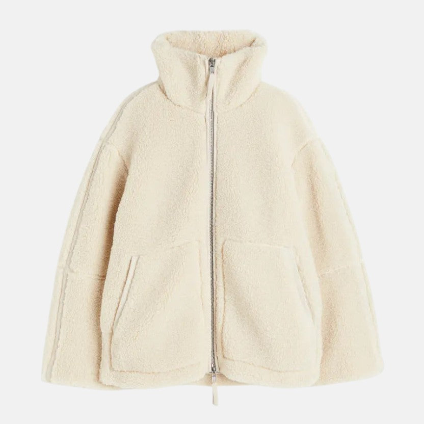 Aleksandra - Kurtka z pluszu teddy