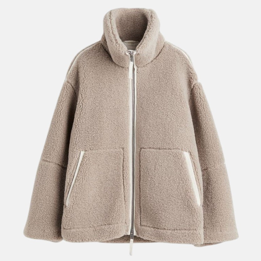 Aleksandra - Kurtka z pluszu teddy