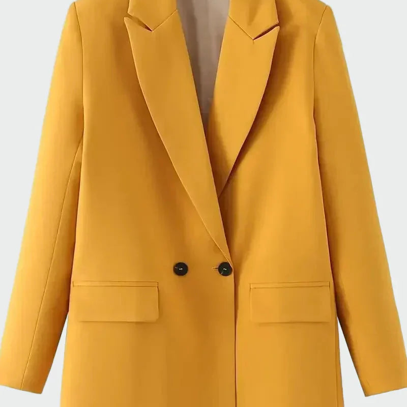 Hanna - Oversize Kurtka z Nowoczesną Linią