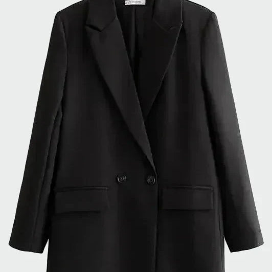 Hanna - Oversize Kurtka z Nowoczesną Linią