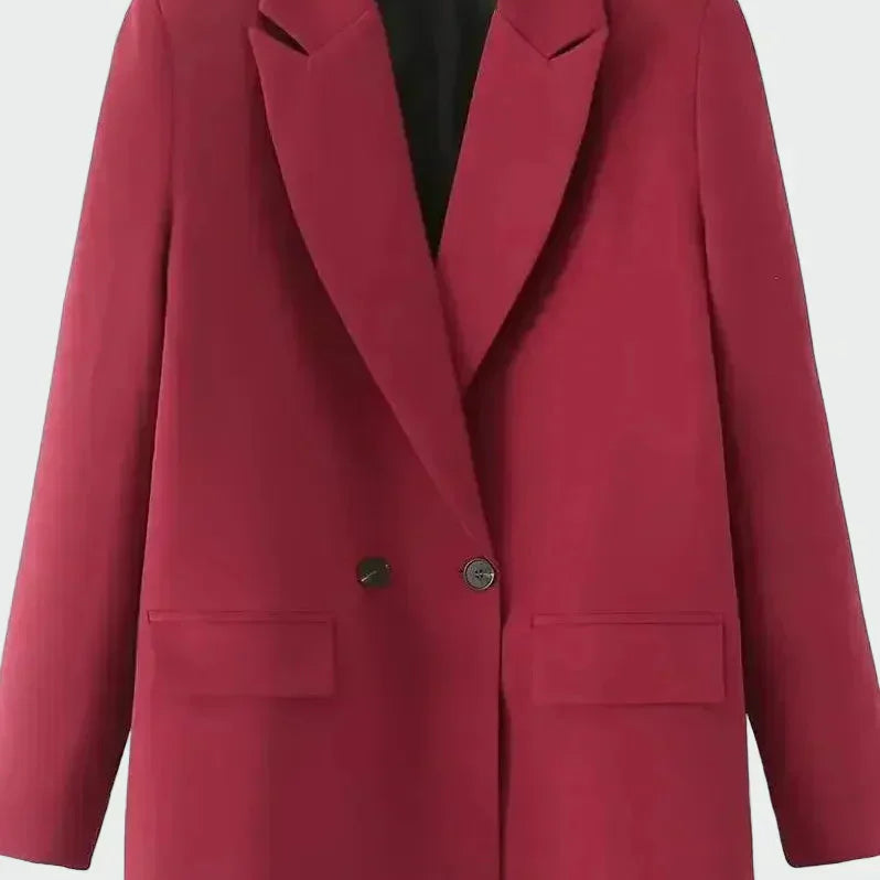 Hanna - Oversize Kurtka z Nowoczesną Linią