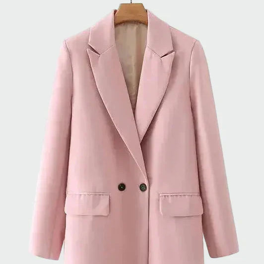 Hanna - Oversize Kurtka z Nowoczesną Linią