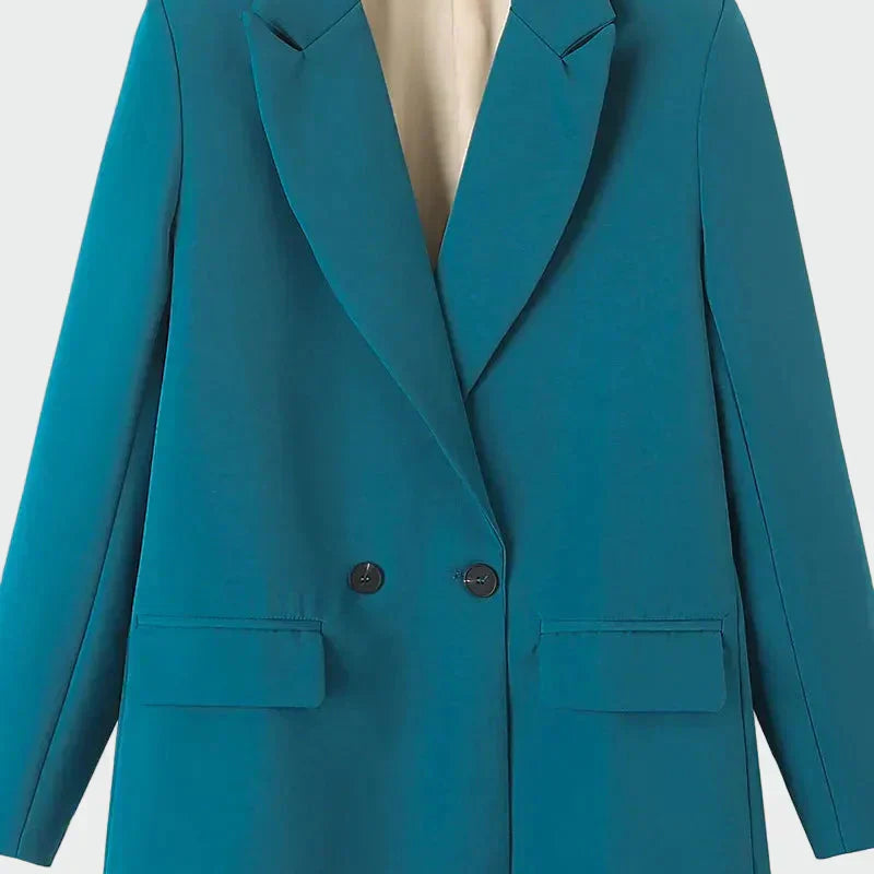 Hanna - Oversize Kurtka z Nowoczesną Linią