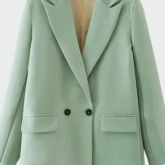 Hanna - Oversize Kurtka z Nowoczesną Linią