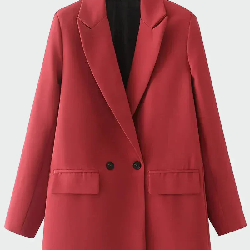 Hanna - Oversize Kurtka z Nowoczesną Linią