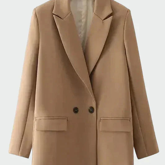 Hanna - Oversize Kurtka z Nowoczesną Linią