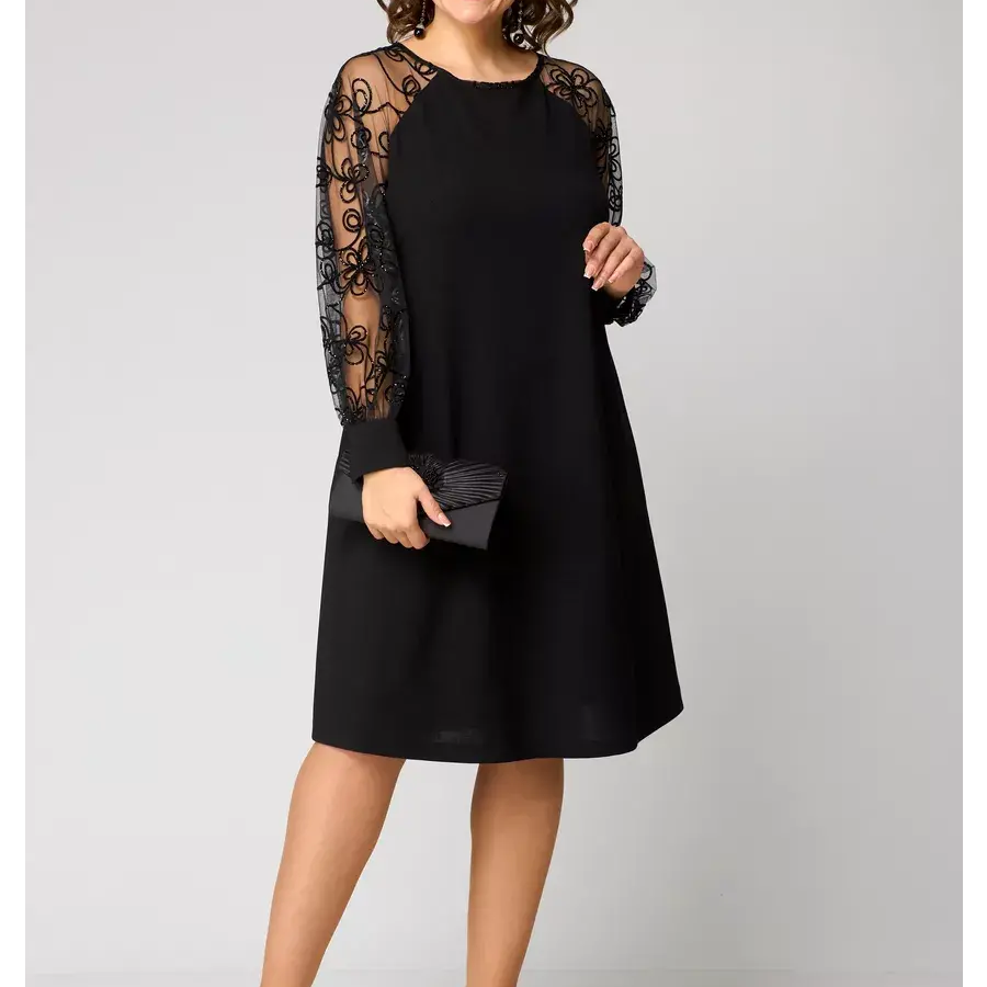 Celina – Klasyczna sukienka midi na specjalne okazje