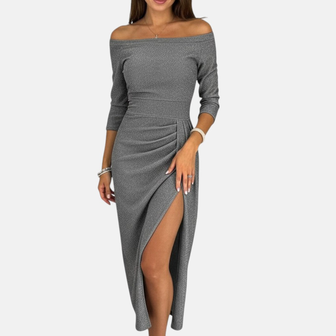 Barbara - Suknia wieczorowa z odkrytymi ramionami