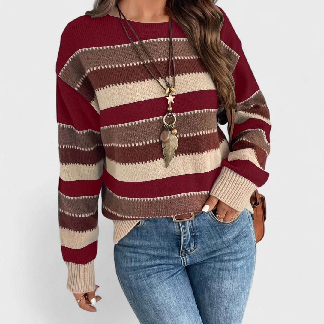 Zofia – Casualny Sweter Vintage dla Kobiet