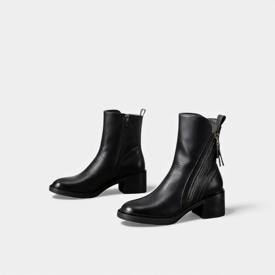 Hanna - Botki skórzane