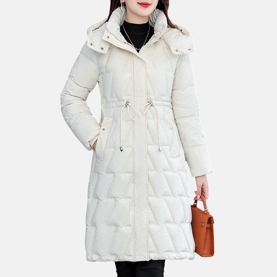 Hanna - Długa Kurtka Pikowana