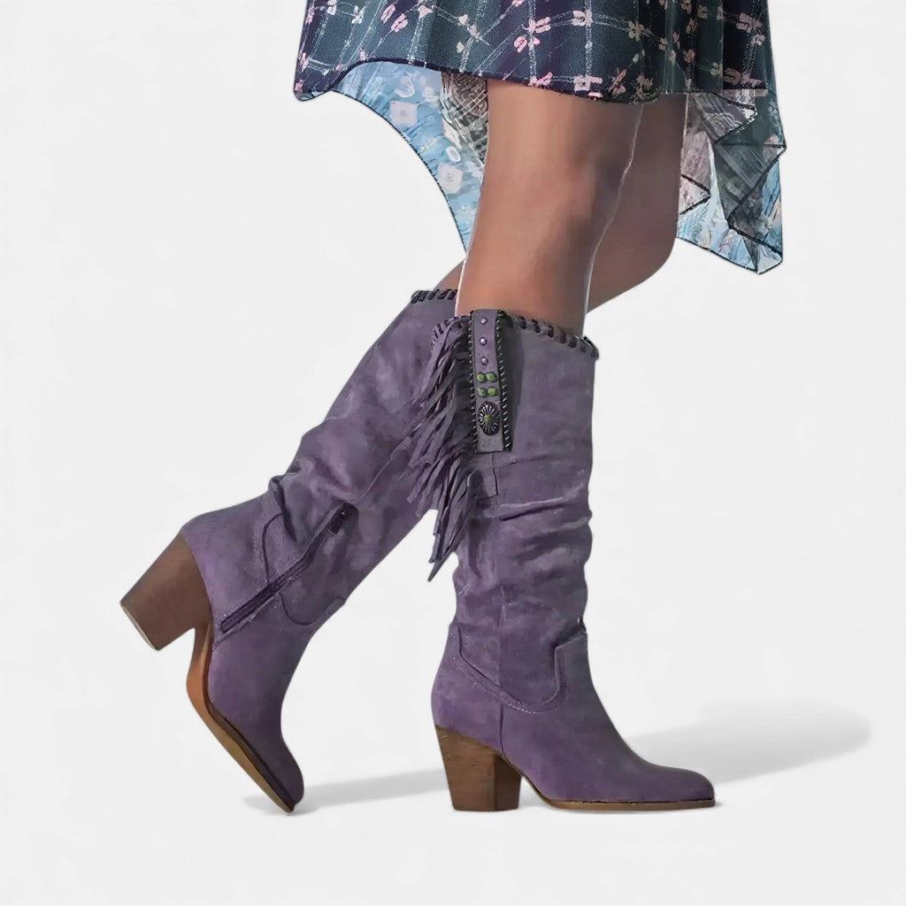 Julia - Wygodne skórzane botki