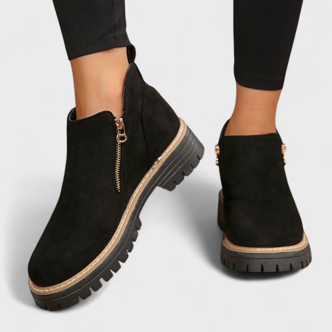 Krystyna - Eleganckie botki na kostkę